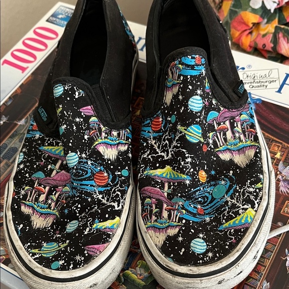 Vans Shoes - Vans Cosmic Galaxy Mushroom Skate Shoes Size 6.5 Women 5 Men
